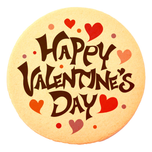 Happy Valentine’s day / heart / round /45pcs