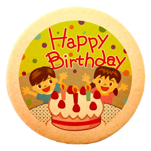 Happy Birthday / party / round 45pcs