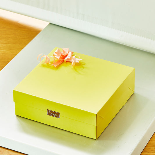 Low-carb No-Bake Cheesecake with customizable printed cookie (diameter 15cm)