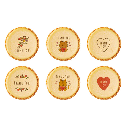 Tart au fromage Thank you message 6ps