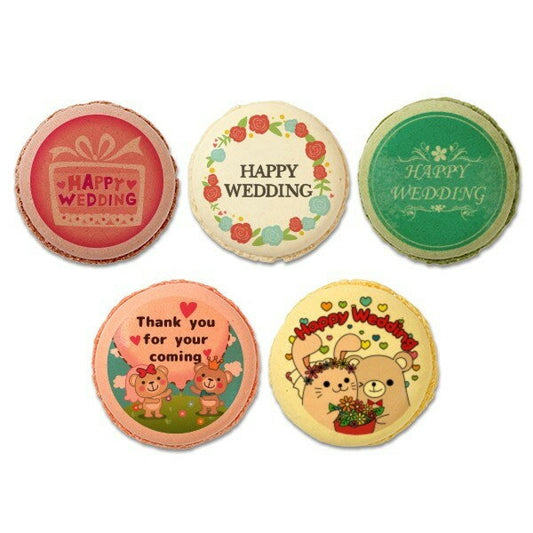 Happy wedding / assorted macarons 10ps
