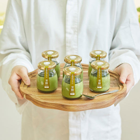 Tenku Pudding Matcha 6 pcs