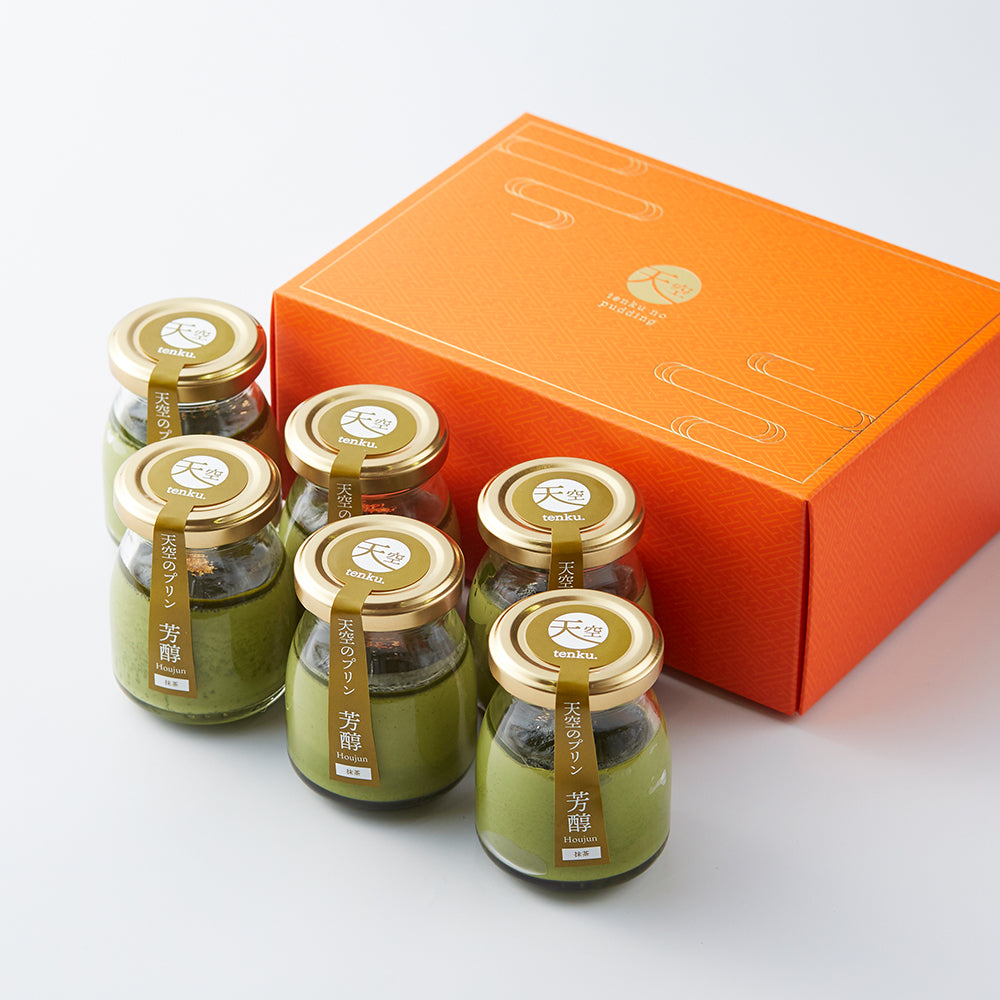 Tenku Pudding Matcha 6 pcs