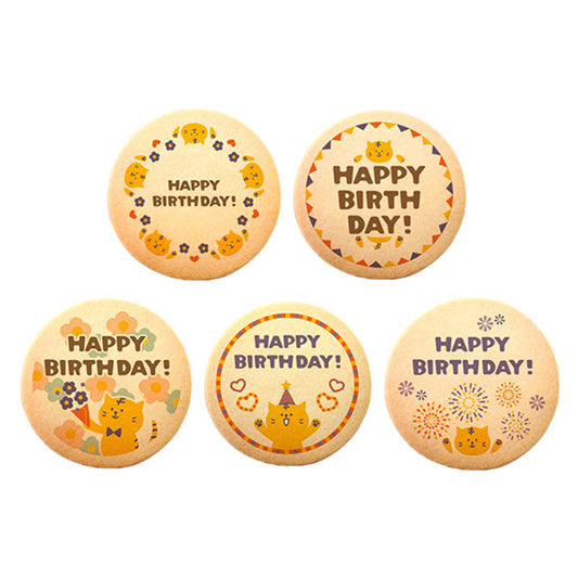 Happy Birthday / assorted cookies 10 / cats / 45pcs