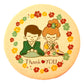 Thank you / a boy and a girl in Japanese clothing2 / 30ps