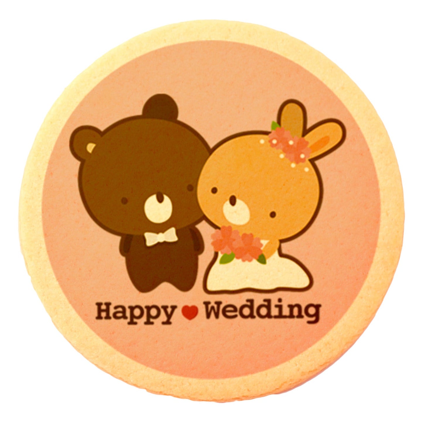 Happy Wedding / a bear and a rabbit in Western formal dress / 45pcs