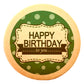 Happy Birthday to you / Green. Round 45pcs