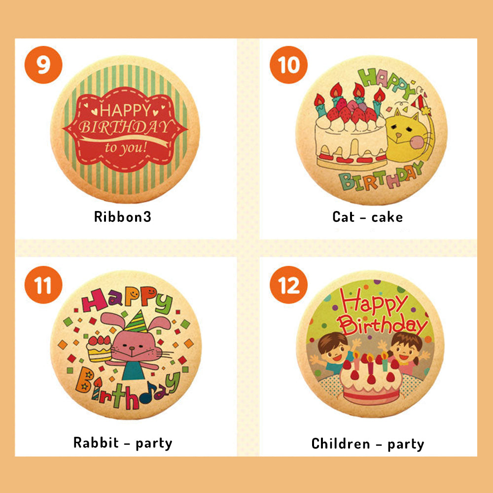 Low-carb No-Bake Cheesecake with printed cookie (diameter 12cm)