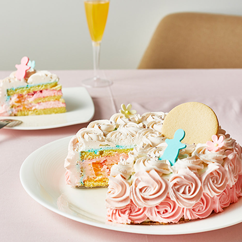 Gender Reveal Cake (Rose  diameter 15cm)