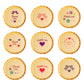 Tart au fromage Thank you Heart message 9ps