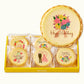 Tart au fromage Happy wedding message 6ps