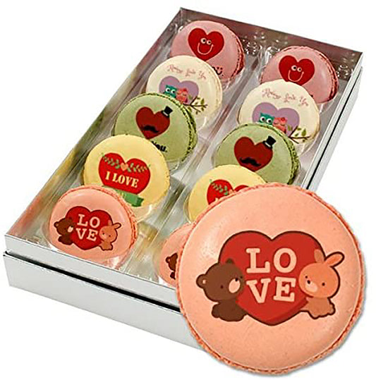 Love / assorted macarons 10ps
