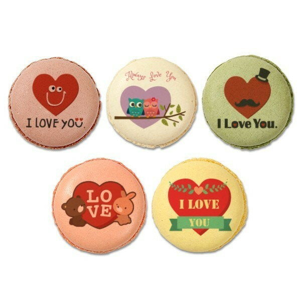 Love / assorted macarons 10ps