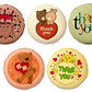Thank you / assorted macarons 5pcs