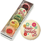 Happy Birthday /assorted macarons 5pcs / flowers, cake and cat...