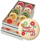 Happy Birthday /assorted macarons 20ps / flowers, cake and cat...